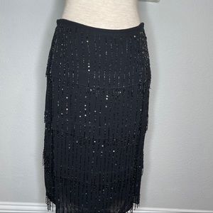 Chico’s Beaded Skirt Size 1